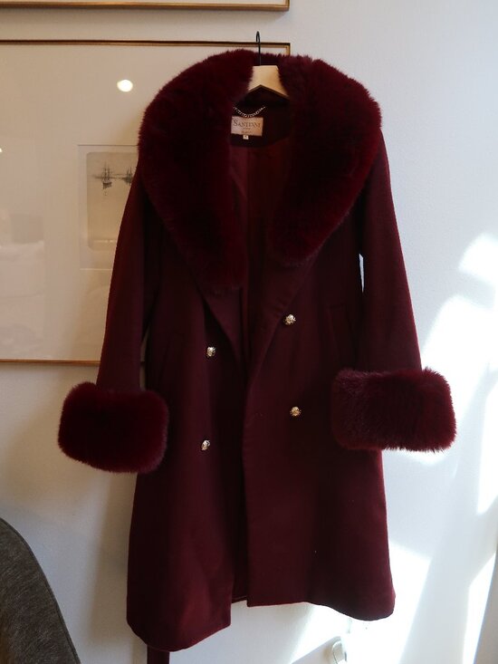 Santinni Jackets & Blazers - Santinni London 'Marlene' Cashmere & Wool Coat